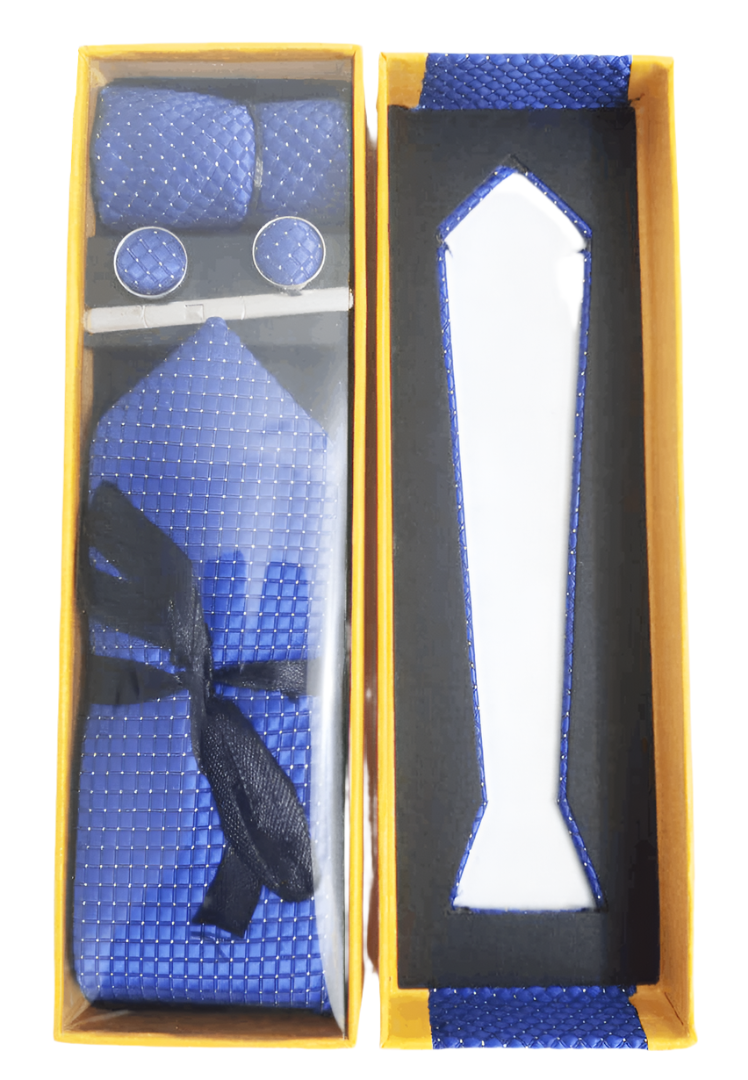 3-Piece Designer Long Tie Set | DLB20a