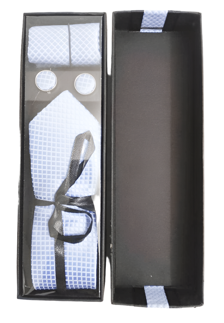 3-Piece Designer Long Tie Set | DLB27a