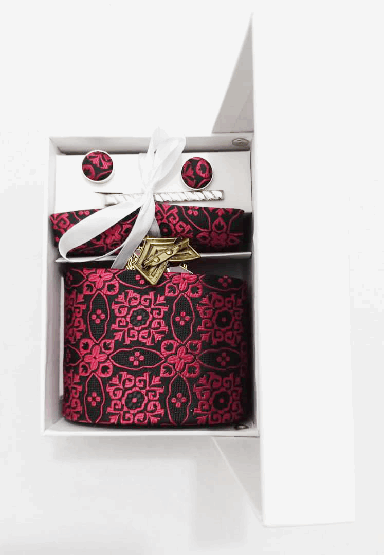 4-Piece Designer Cup Tie Set | DLB2a