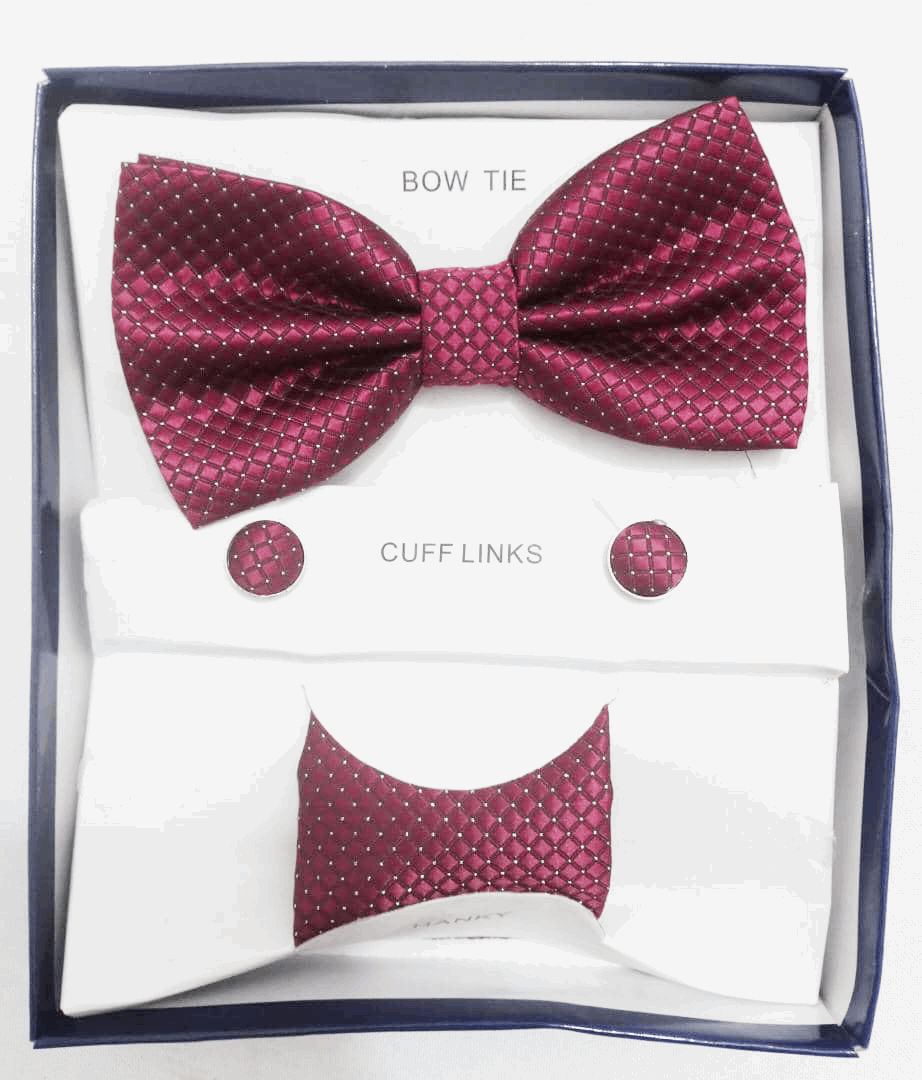 3-Piece Designer Bow Tie Set | DLB34a