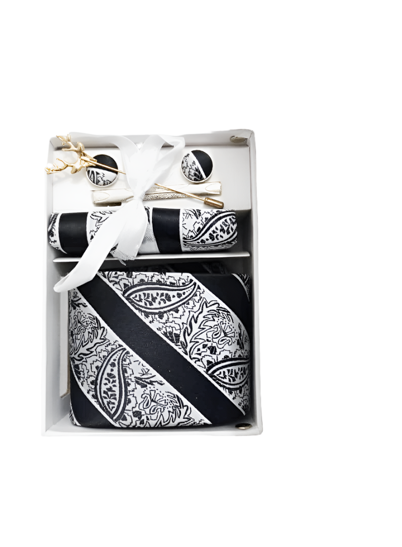 4-Piece Designer Cup Tie Set | DLB3a