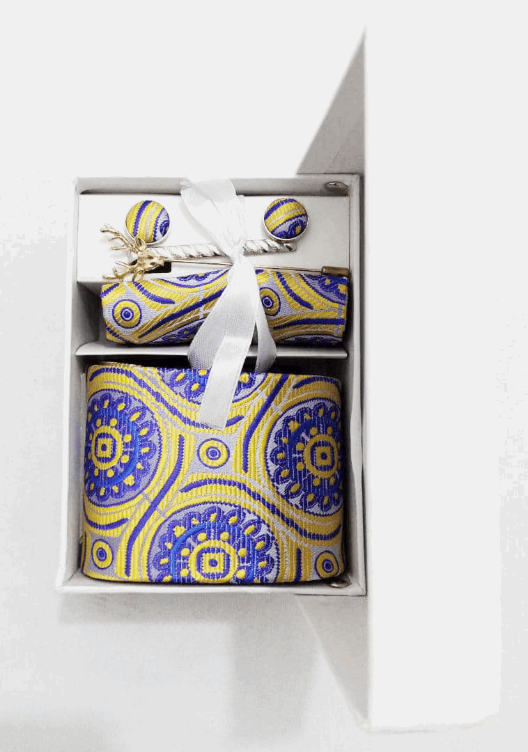 4-Piece Designer Cup Tie Set | DLB4a