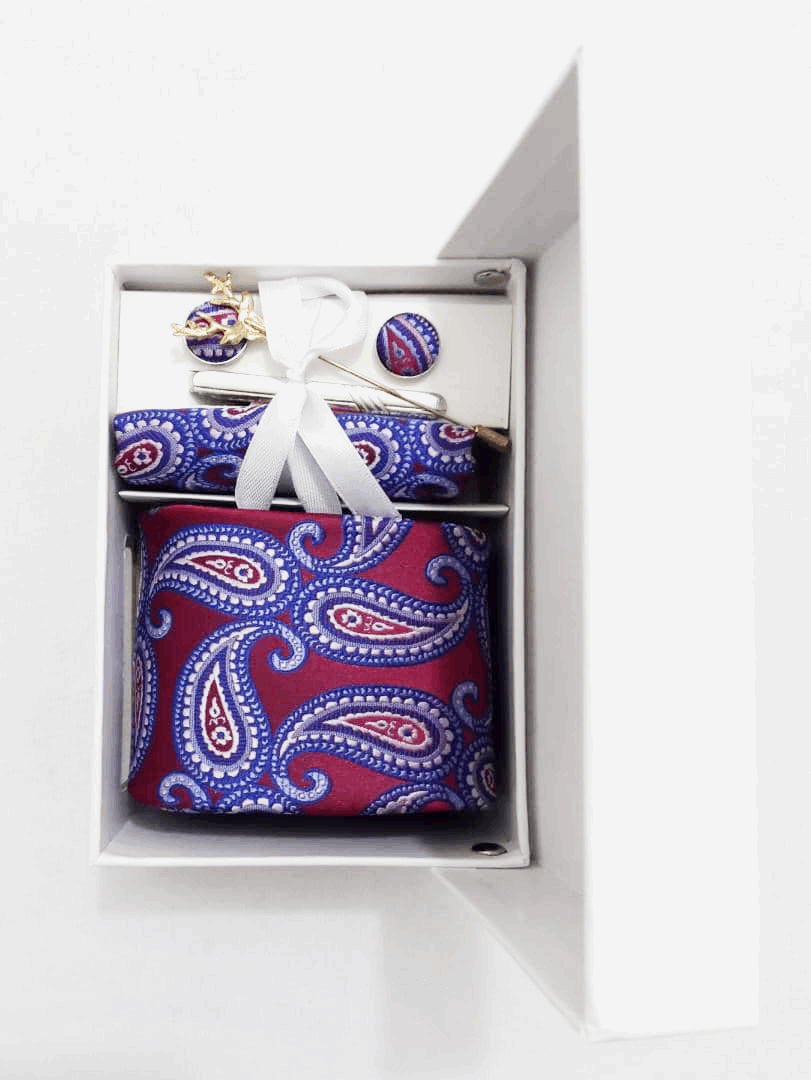 4-Piece Designer Cup Tie Set | DLB6a