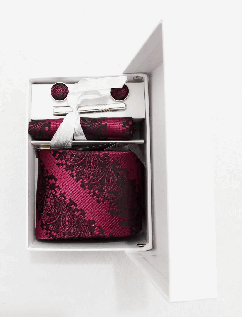 4-Piece Designer Cup Tie Set | DLB7a