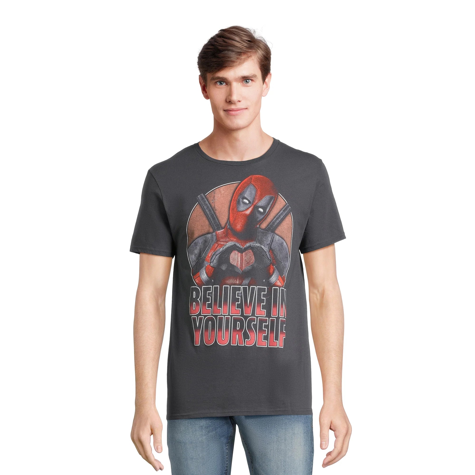 Deadpool Men's Believe in Yourself Graphic Tee, Sizes S-3XL | WTWL920XA