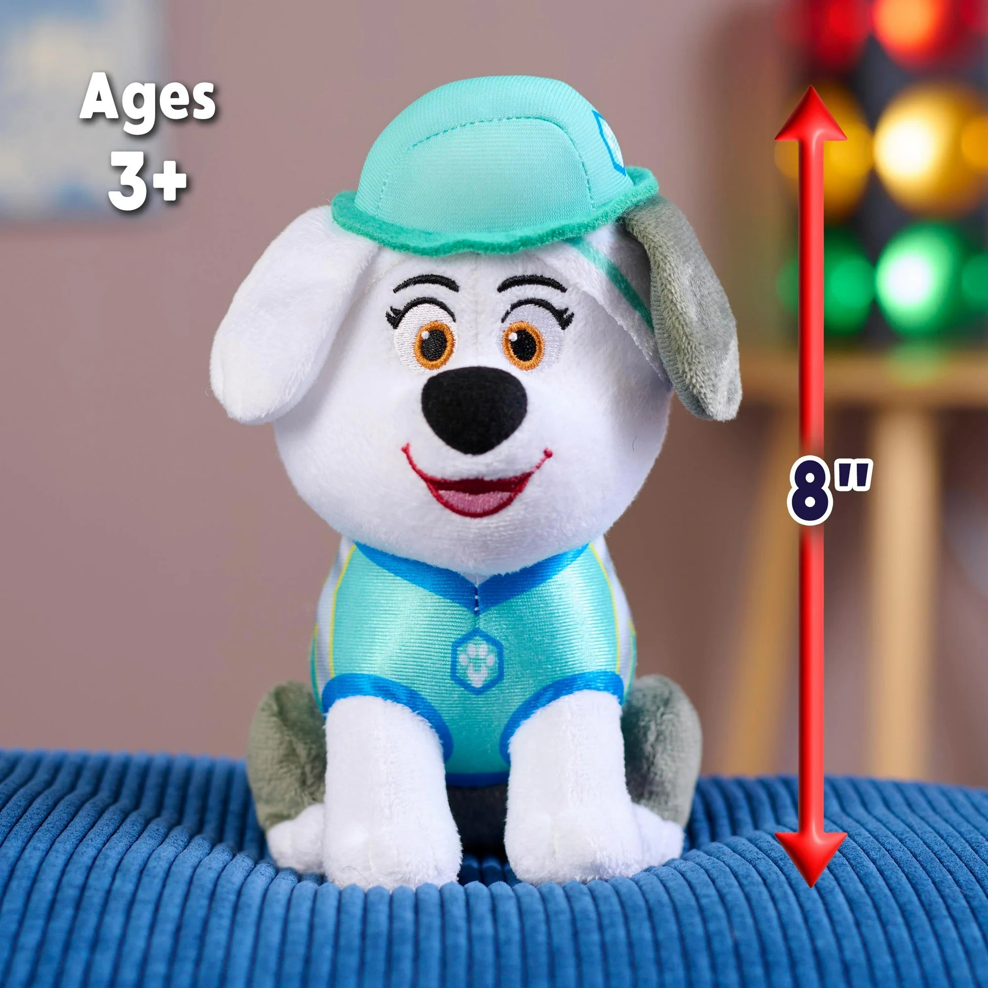 Disney Junior Pupstruction Luna 8-inch Small Plush, Stuffed Animal, Dog |  WTWL606XA