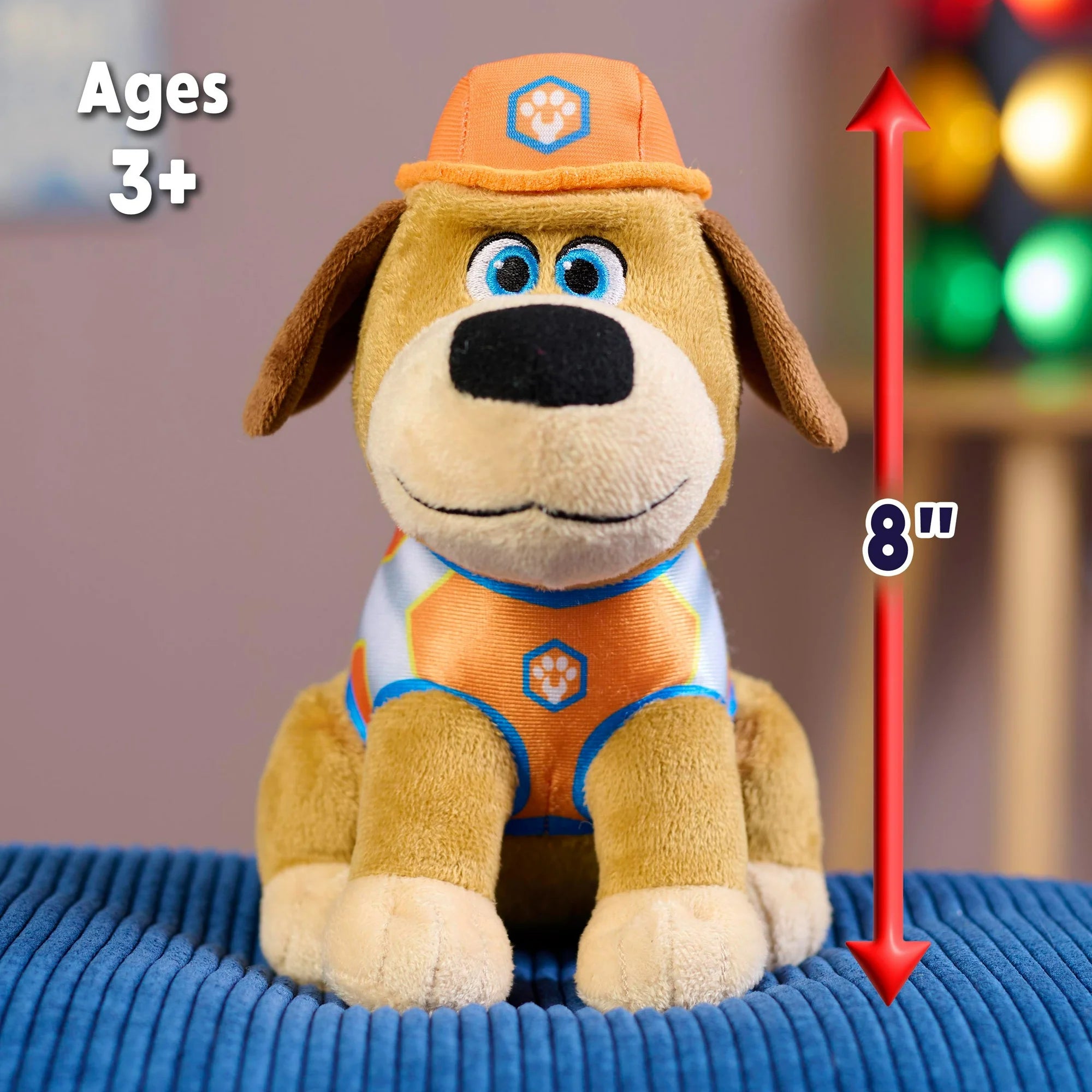 Disney Junior Pupstruction Tank 8-inch Small Plush, Stuffed Animal, Dog | WTWL605XA