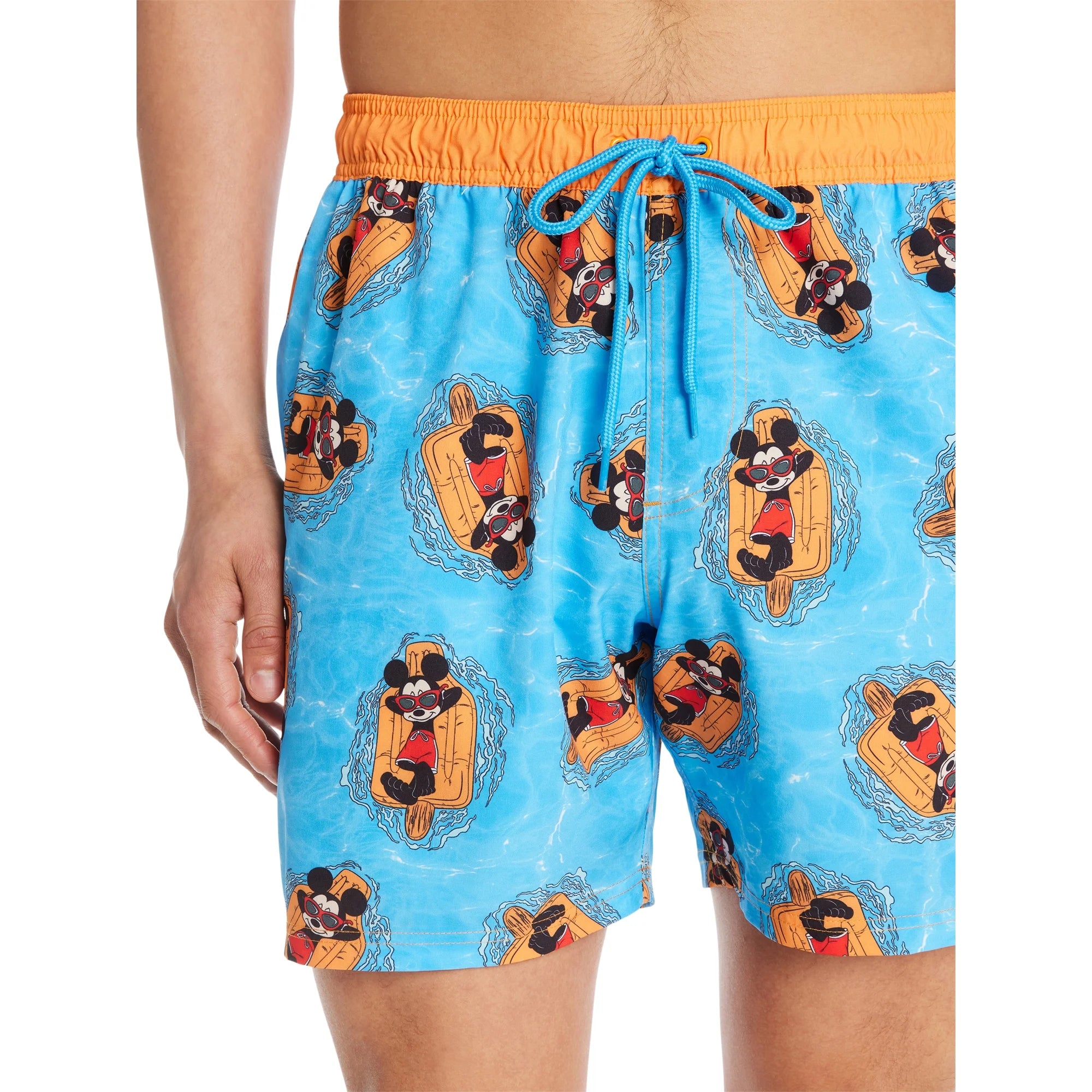 Disney Mickey Mouse Chillin' Men's & Big Men's Swim Trunks, | WTWL184XA