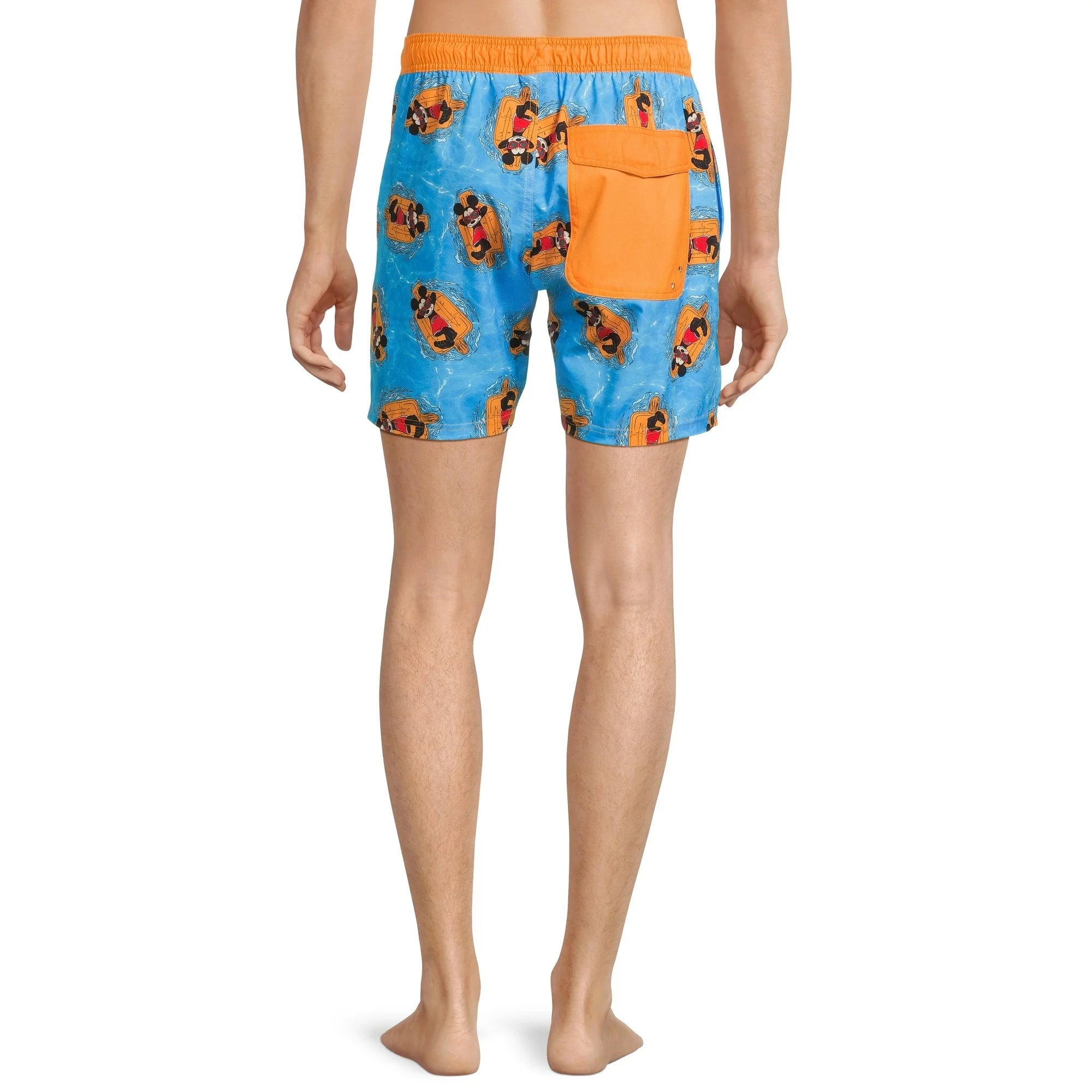 Disney Mickey Mouse Chillin' Men's & Big Men's Swim Trunks, | WTWL184XA