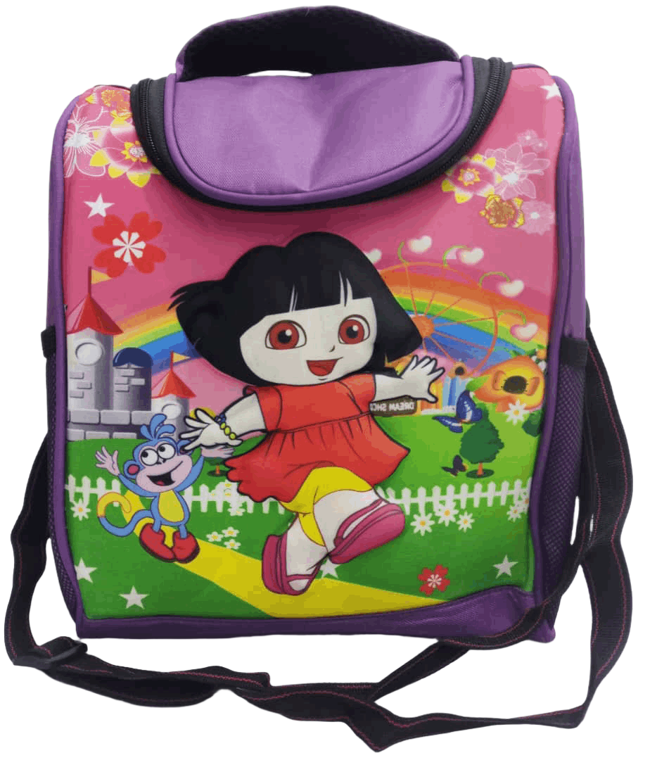 Adorable Fancy Dora Cartoon Lunch Bag | ECB3a