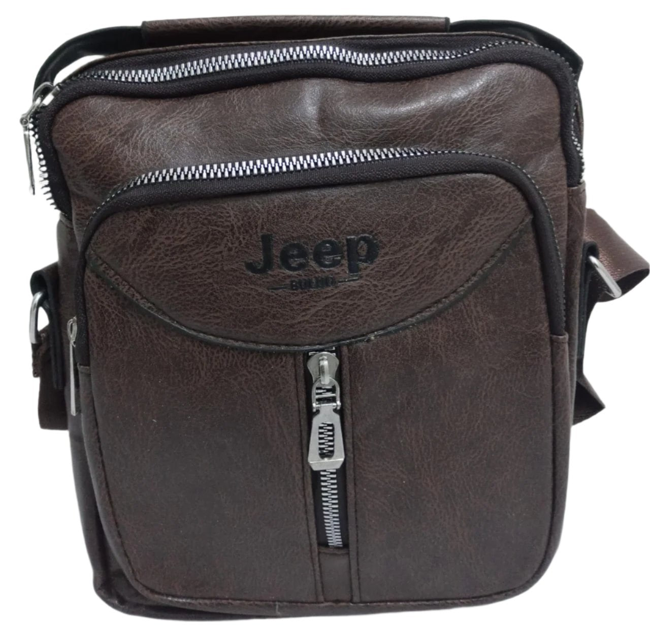Designer Leather Jeep Boss Man Bag | ECB58a
