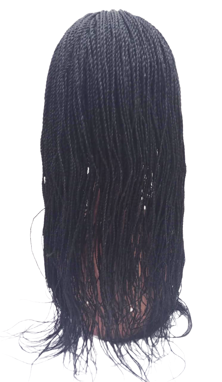 Beautiful Mid Length Hand Braided Long Wig | EGN6a