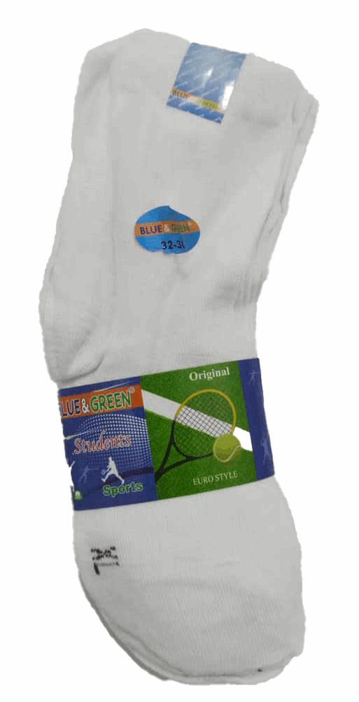 4in1 White Socks (Stocks)