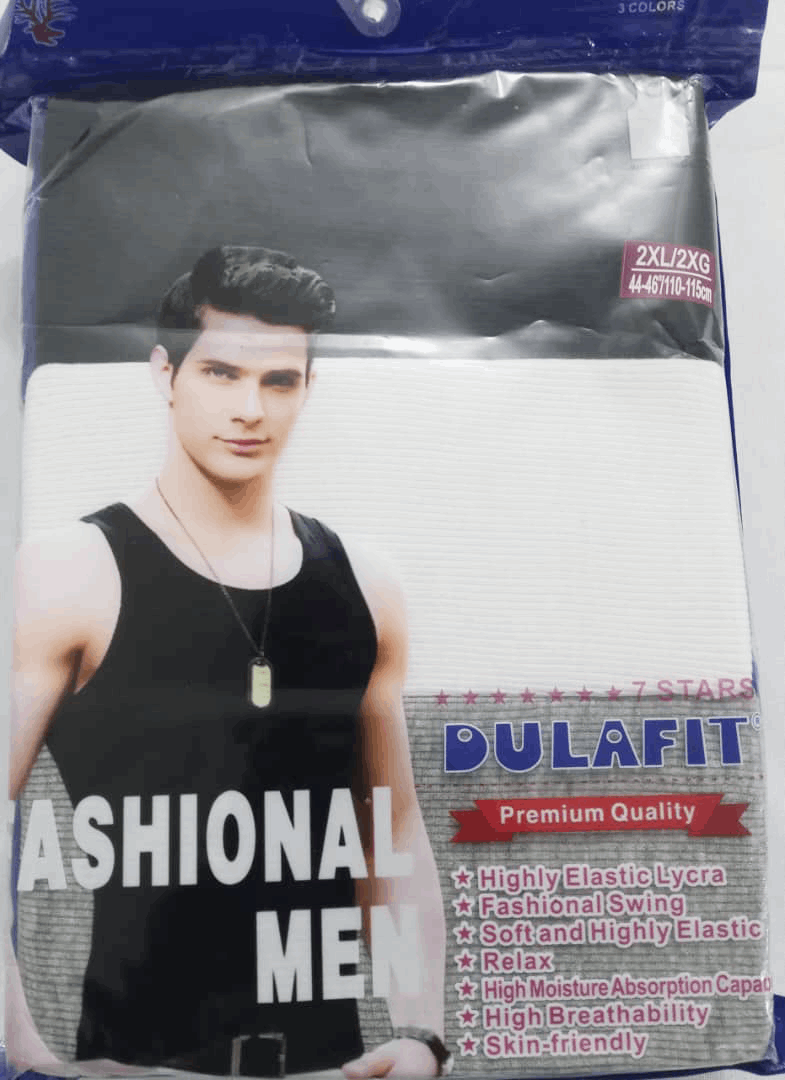 3in1 Multicolor Ashional Men's Singlet (3 Pieces Per Pack) | EKZ87a