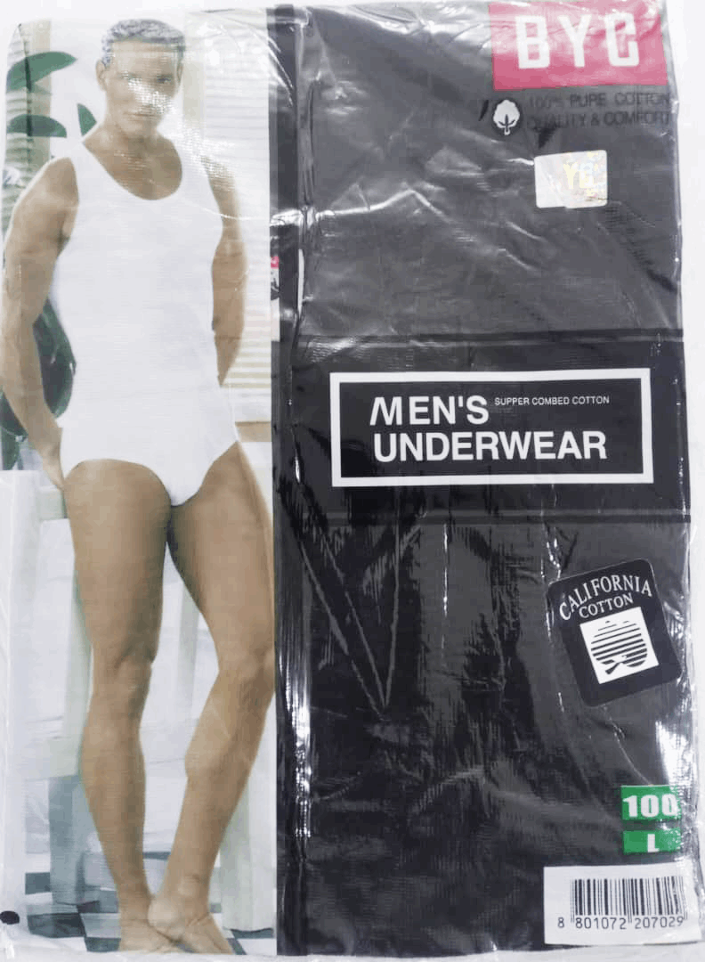 BYC Black Singlet for Men | EKZ96a