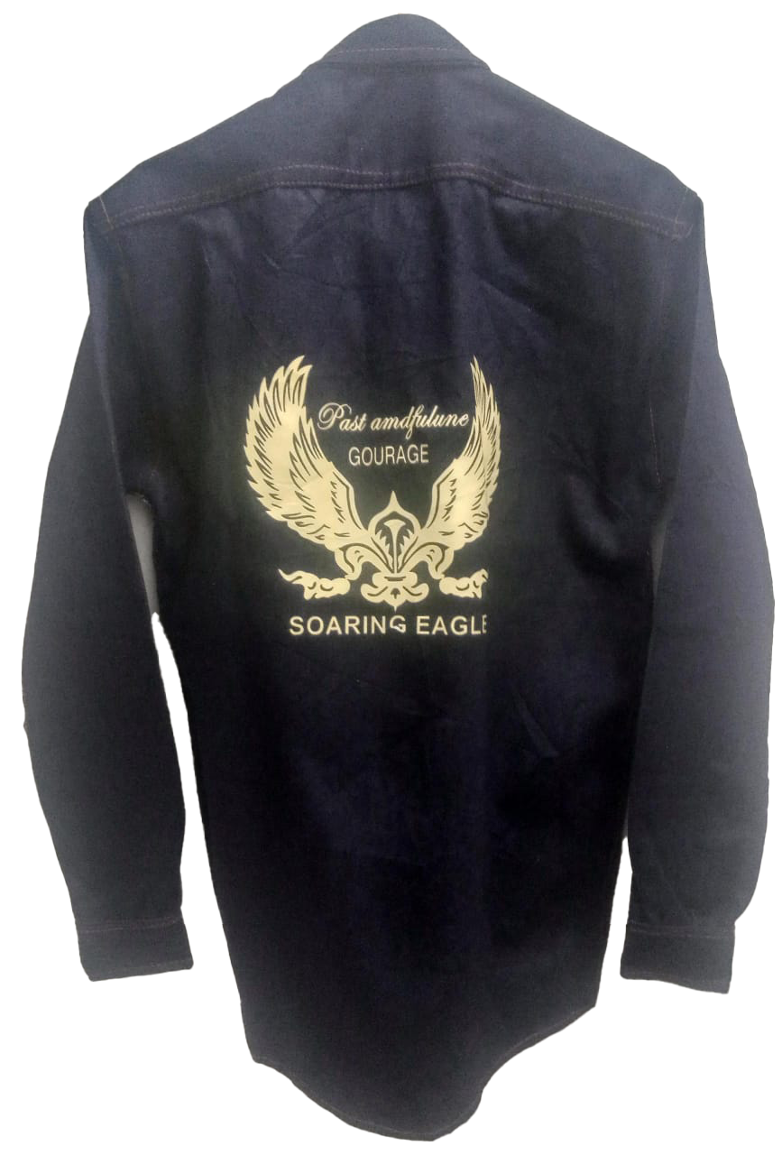 Super Fancy Designer Long Sleeves Jeans Shirt | EMY8a