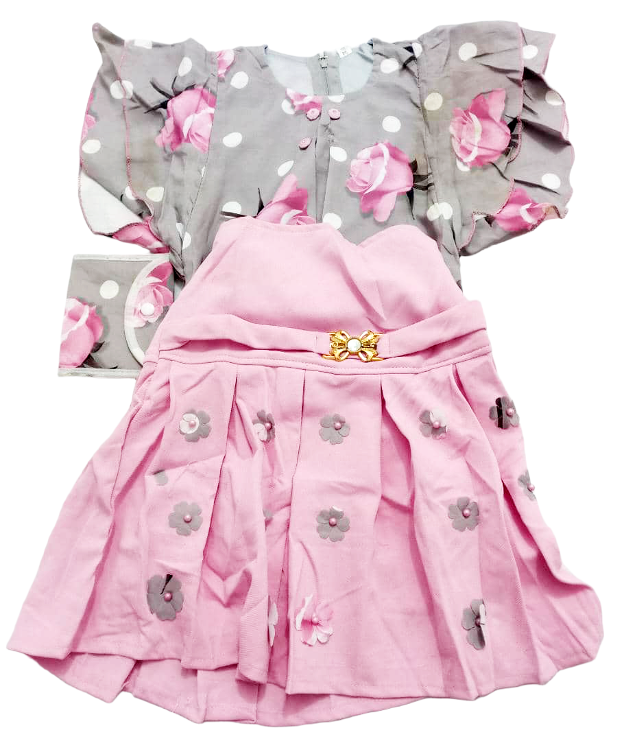 Fancy Matching Set Designer Skirt and Blouse for Girls | ESG14a