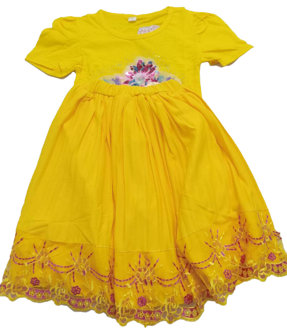 Stylish Classy Designer Lace Trim Skirt and Blouse for Girls | ESG16b