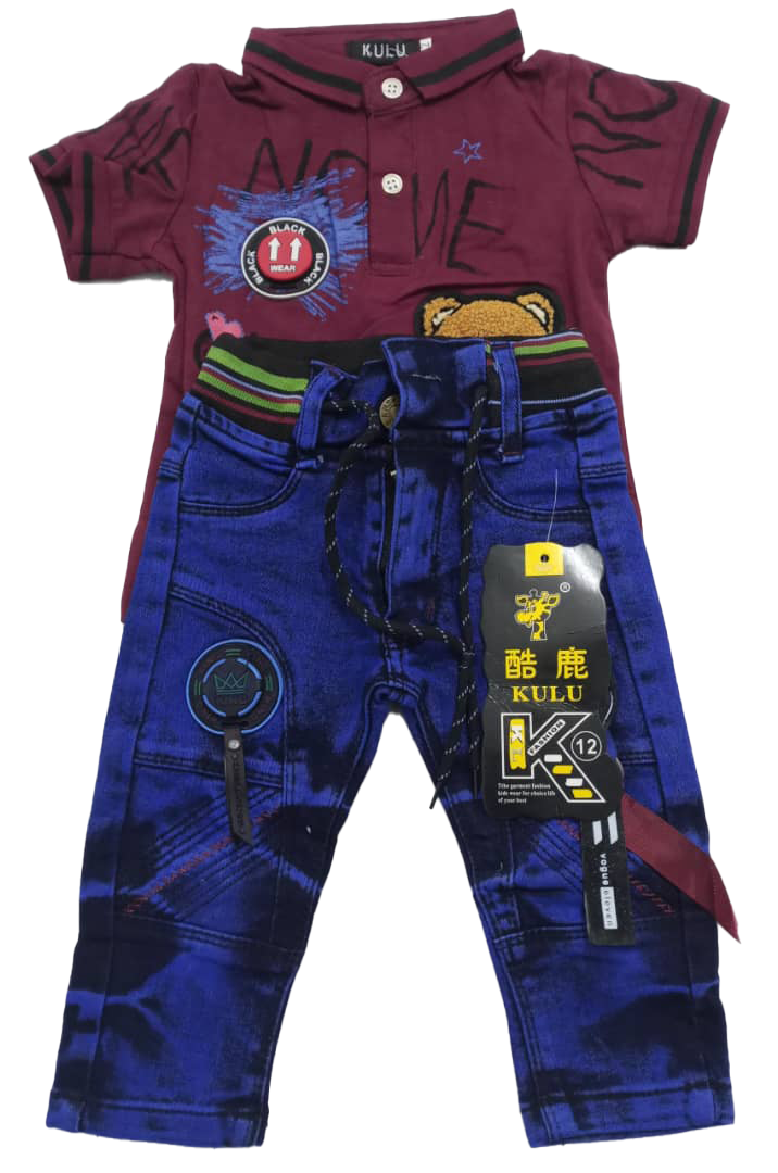 Super Fancy Up & Down 2-Piece Set for Boys | ESG25a