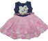 Classy Designer Lace and Jeans Combination Dress (Gown)for Girls | ESG36c