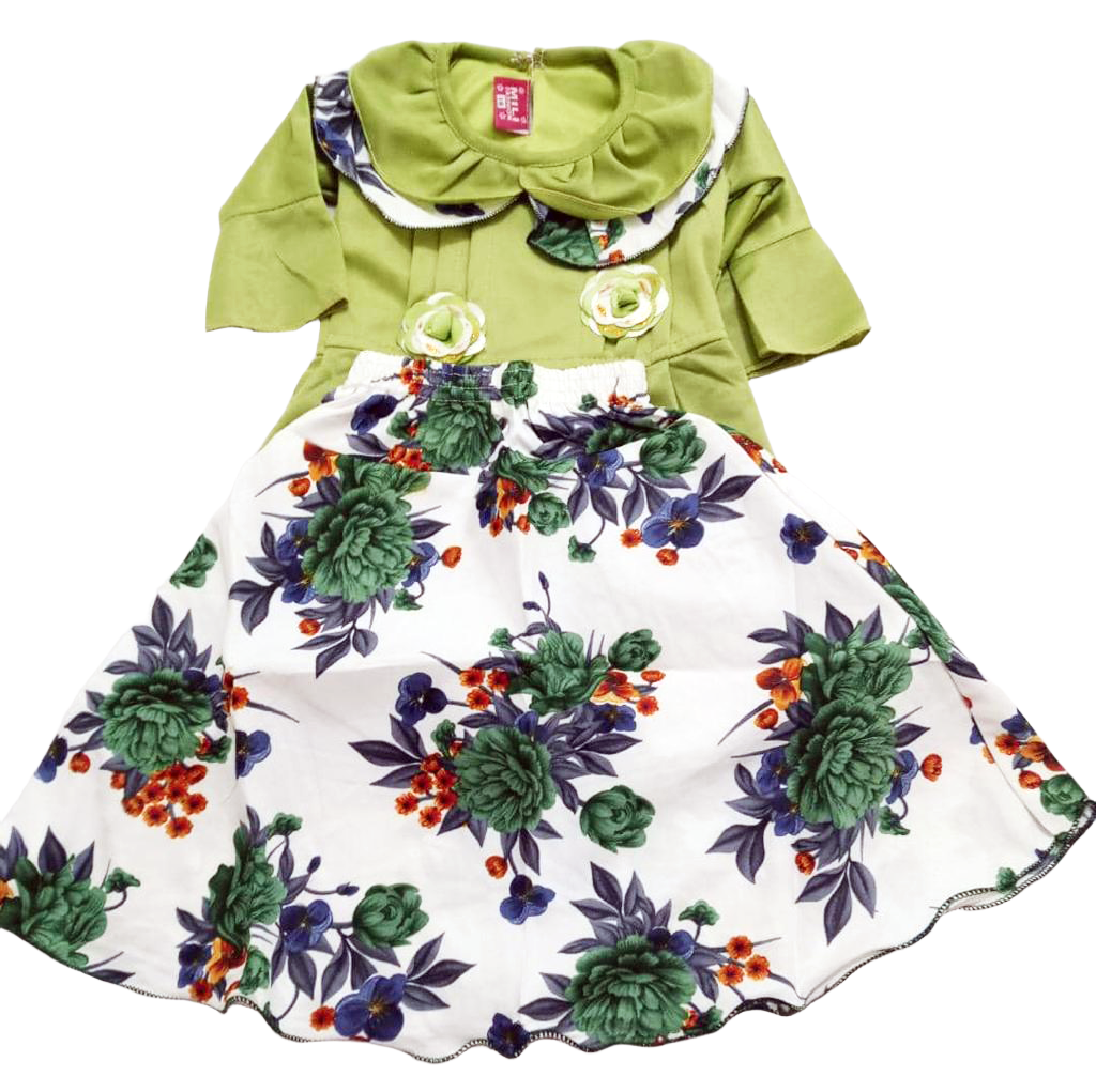 Classic Matching Set Designer Skirt & Blouse for Girls | ESG49a