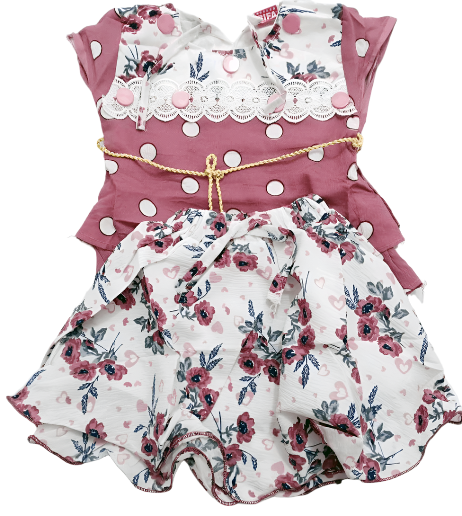 Affordable Quality Designer Skirt and Blouse Set for Girls | ESG52b