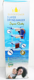 Queen Power three Layer Clothes Drying Hanger Rack | EYK4a