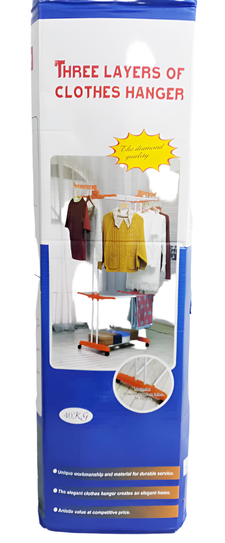 Three Layer Clothes Hanger Rack | EYK5a