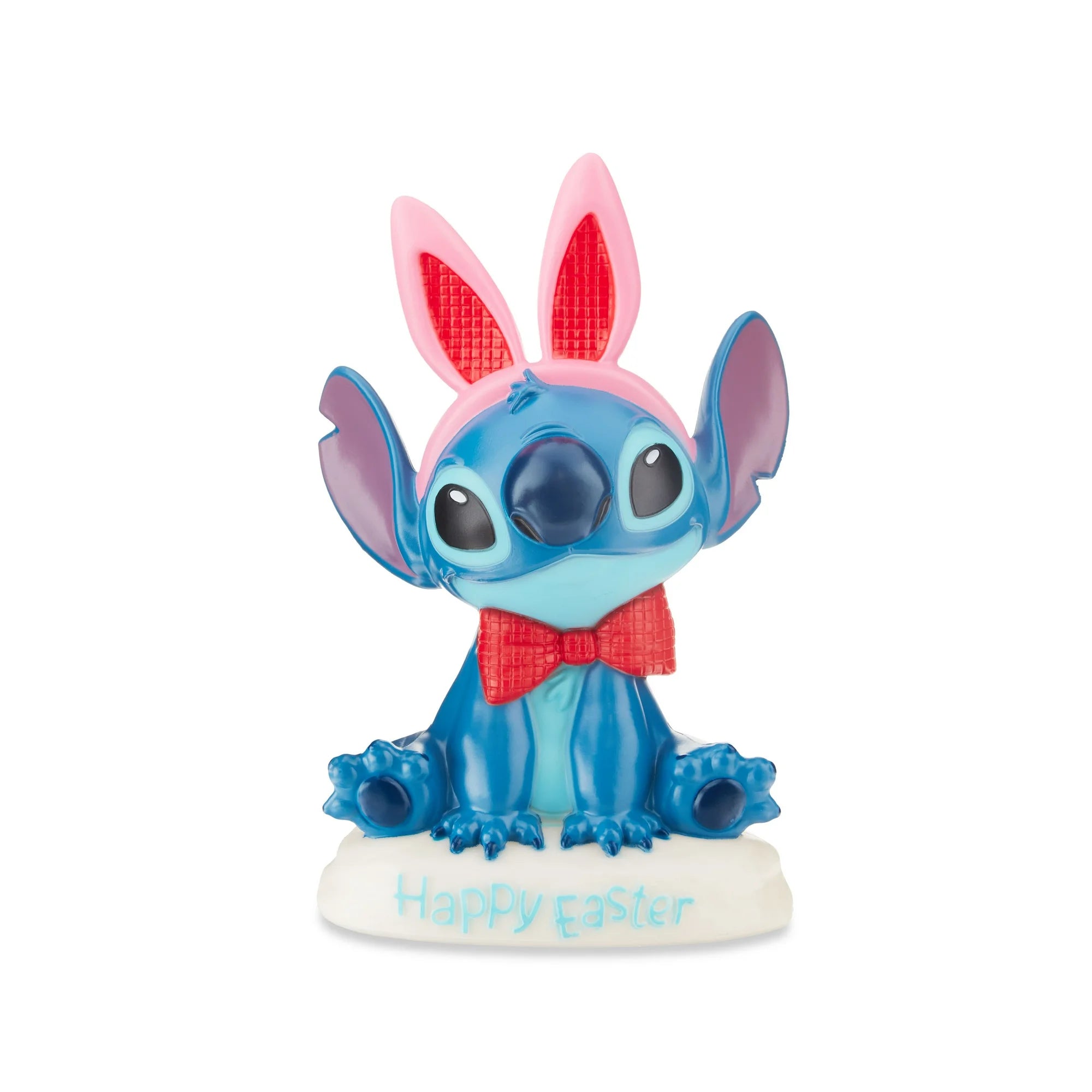 Easter Lighted Blow Mold Decor Stitch as Bunny with Bow 8.07 in x 4.72 in x 12.00 in 0.88 lb |  WTWL887XA