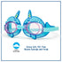Eye Pop Blue Narwhal Swim Goggle for Children, Unisex | WTWL407XA