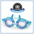 Eye Pop Blue Narwhal Swim Goggle for Children, Unisex | WTWL407XA