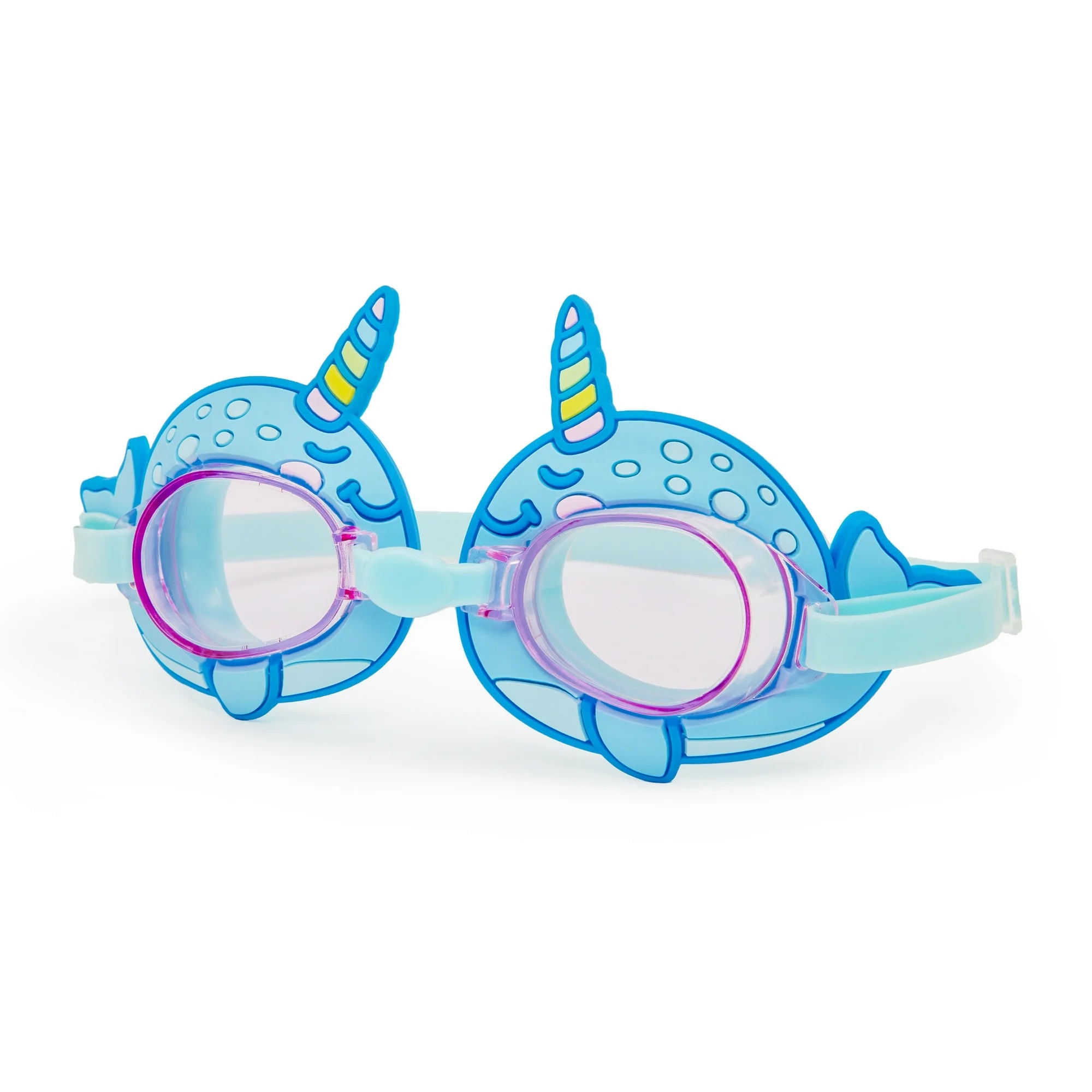 Eye Pop Blue Narwhal Swim Goggle for Children, Unisex | WTWL407XA