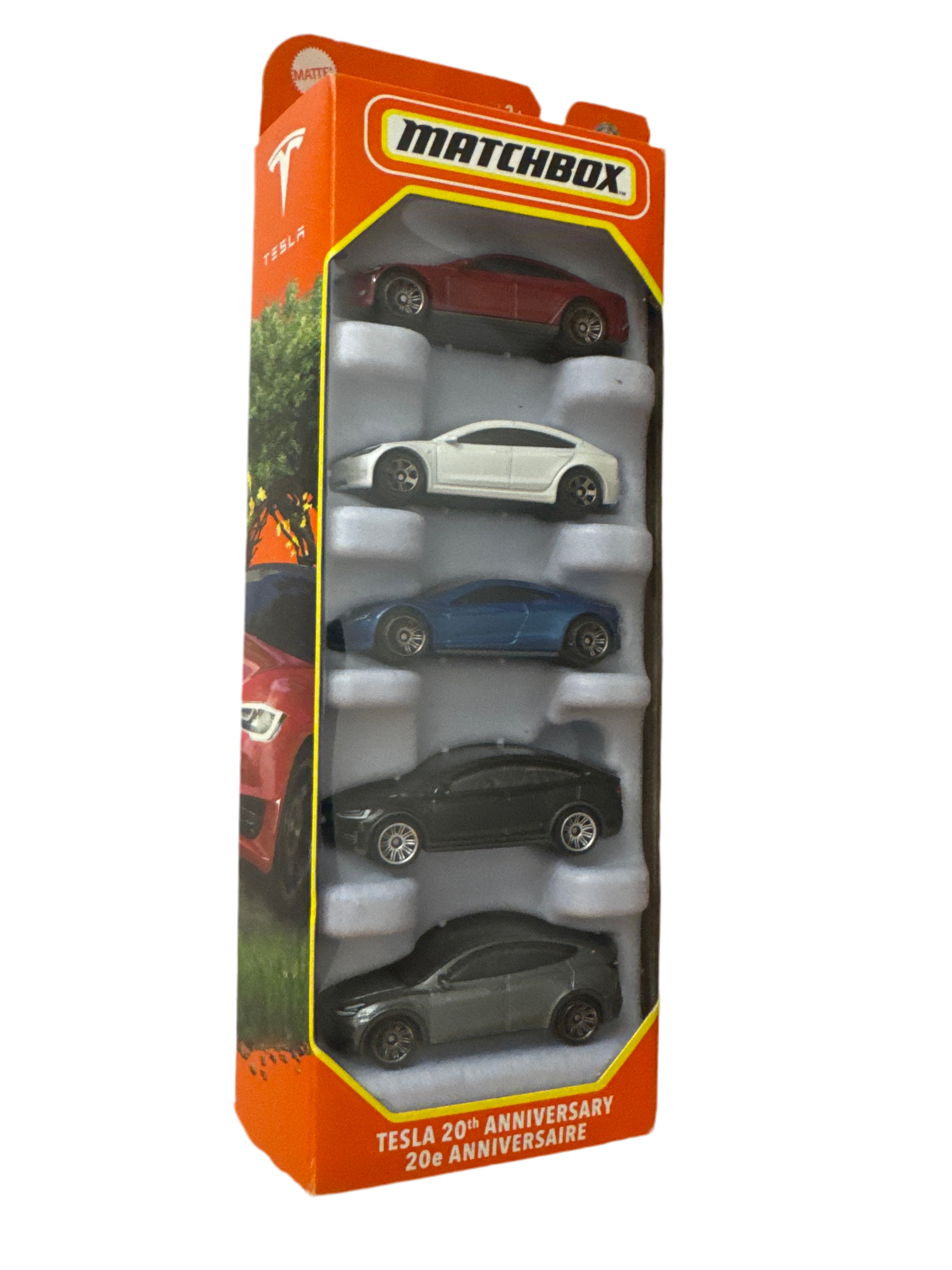 Matchbox Set of 5 Toy Cars, Trucks or Aircraft in 1:64 Scale (Styles & Colors May Vary, Items May Not Be Pictured | WTWL178XA