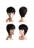 Super Fancy Silky Straight Bulb Original Human Hair Wigs | AFTA-1042
