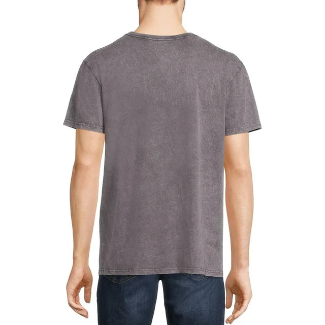 Fast and Furious Men’s Mineral Wash T-Shirt with Short Sleeves | WTWL722XA