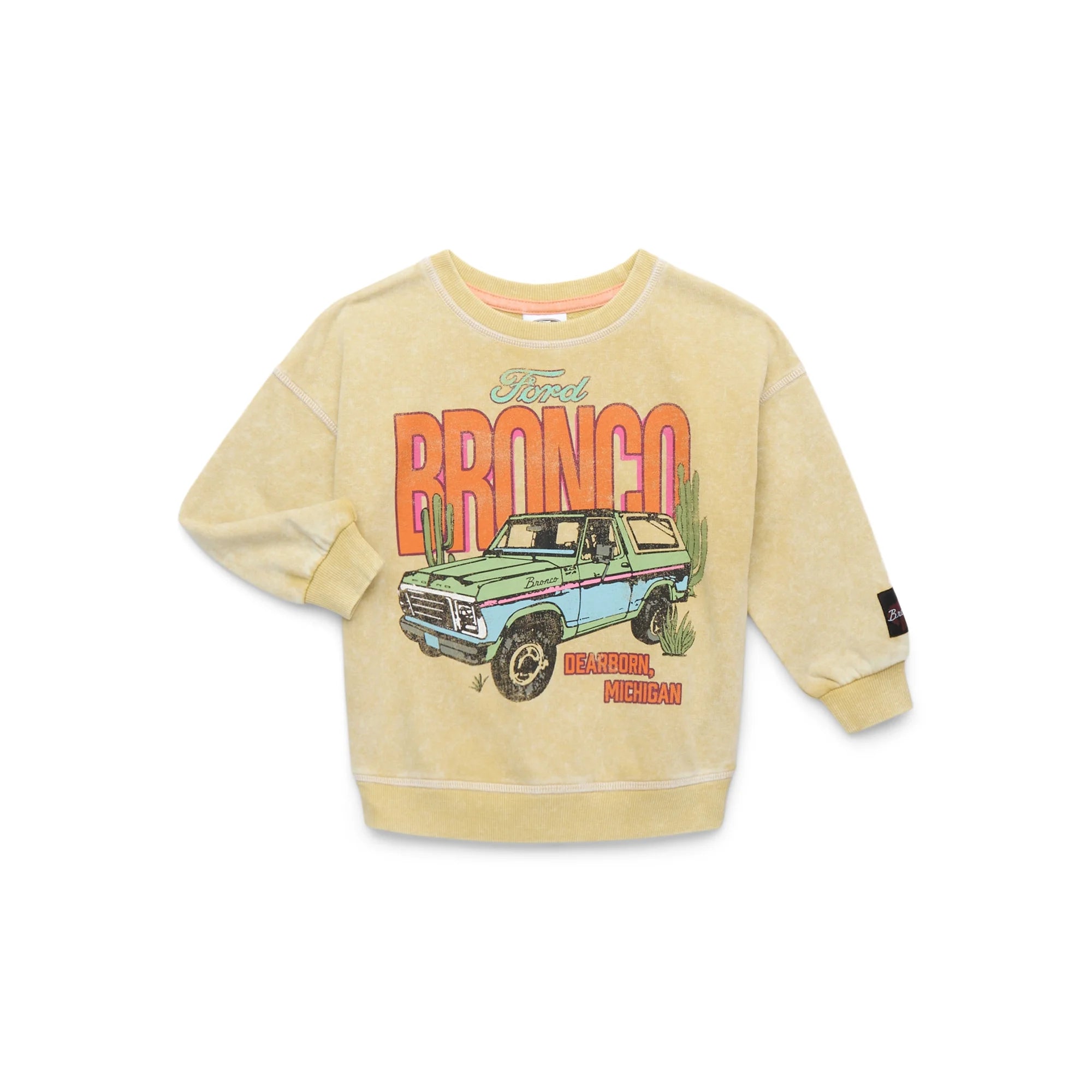 Ford Bronco Toddler Boy Graphic Crewneck Sweatshirt, Sizes 12M-5T | WTWL728XA