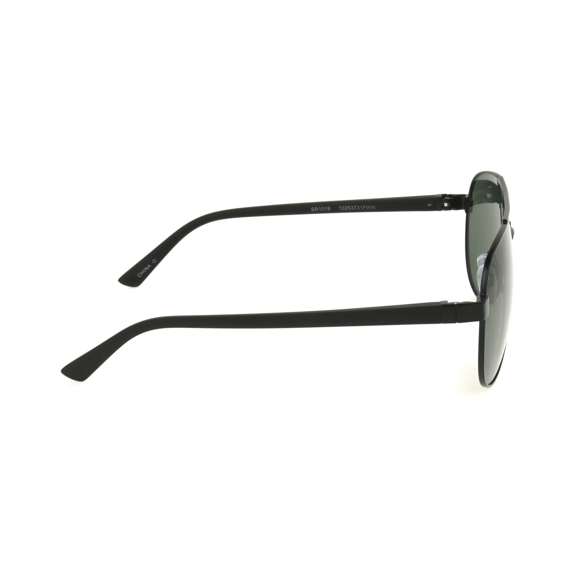 Foster Grant Men's Premium Polarized Aviator Fashion Sunglasses, Black BB08 |  WTWL120XA