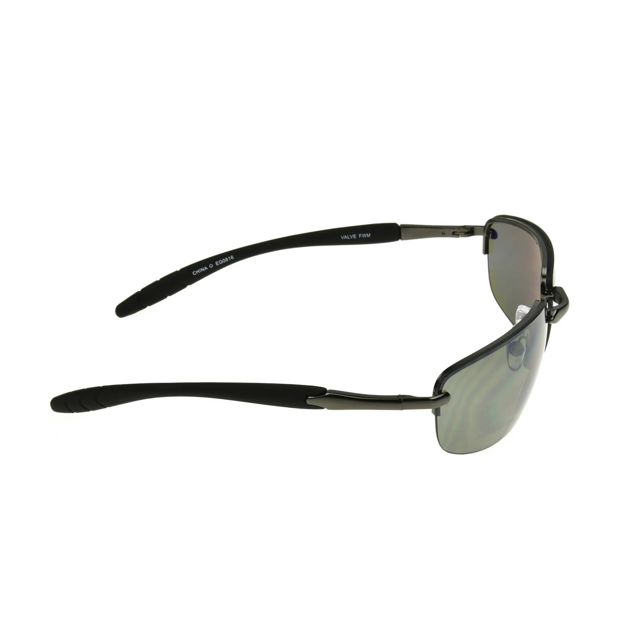 Foster Grant Men's Rimless Sport Sunglasses, Gunmetal II01 |  WTWL119XA