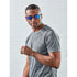 Foster Grant Men's Single Bridge Fashion Sunglasses, Black Blue LL03 | WTWL215XA