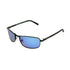 Foster Grant Men's Single Bridge Fashion Sunglasses, Black Blue LL03 | WTWL215XA