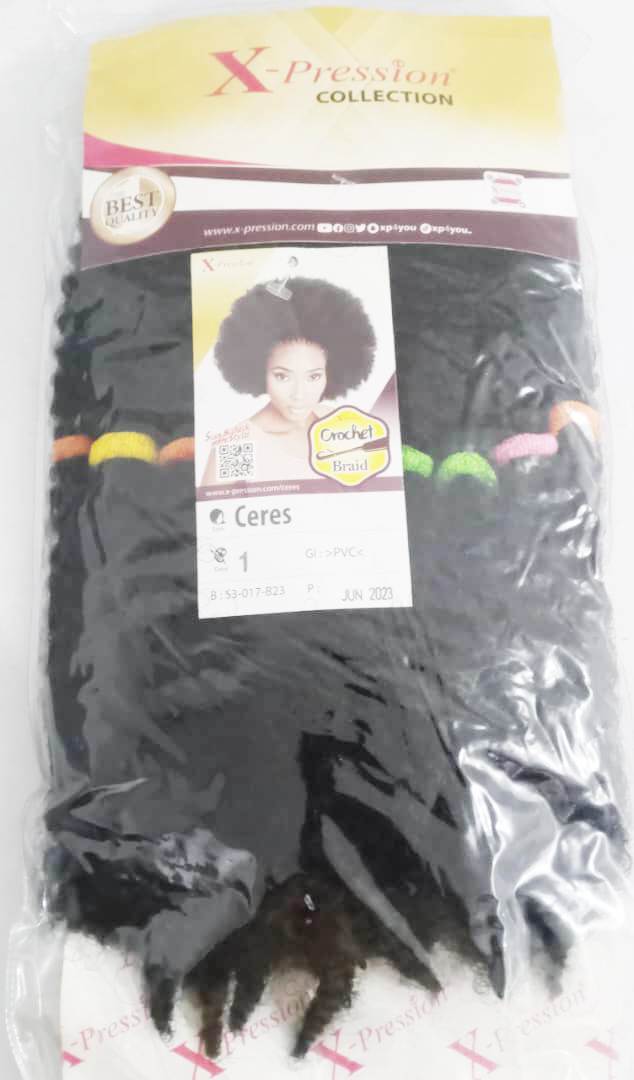 Ceres 1 Afro Braids Crotchet Extension | GSR6a