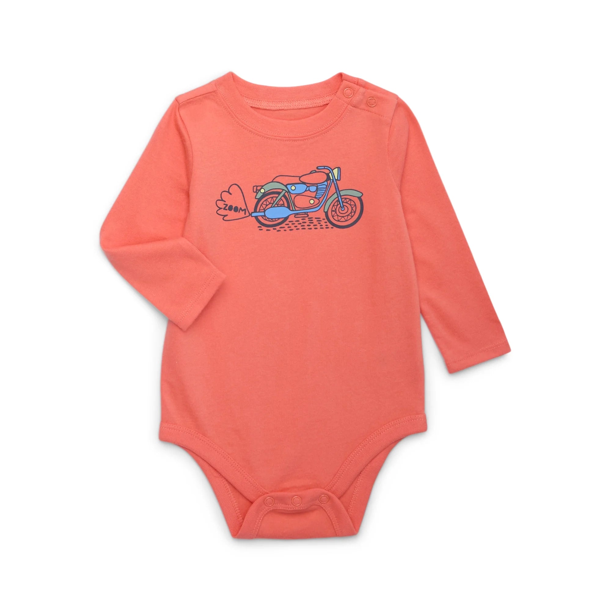 Garanimals Baby Boy Long Sleeve Jersey Graphic Bodysuit, Sizes 0-24 Months | WTWL827XA