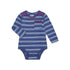 Garanimals Baby Boy Long Sleeve Striped Jersey Bodysuit with Pocket, Sizes 0-24 Months | WTWL830XA