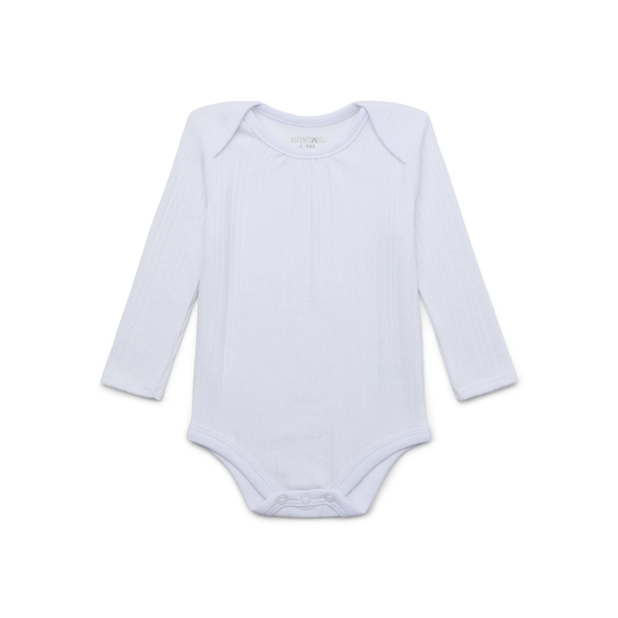 Garanimals Baby Girl Long Sleeve Hacci Rib Bodysuit, Sizes 0-24 Months |  WTWL815XA