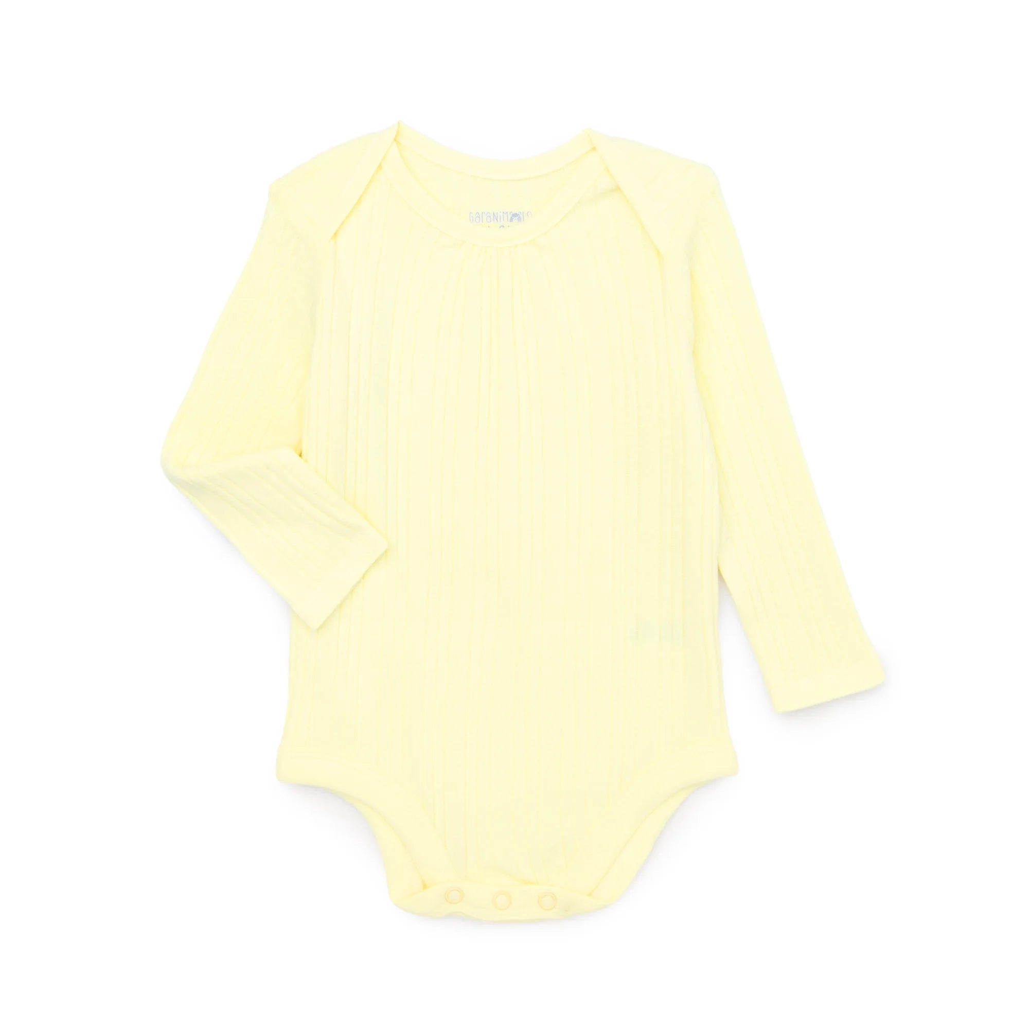 Garanimals Baby Girl Long Sleeve Hacci Rib Bodysuit, Sizes 0-24 Months |  WTWL820XA