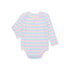 Garanimals Baby Girl Long Sleeve Striped Hacci Rib Bodysuit, Sizes 0-24 Months |  WTWL816XA