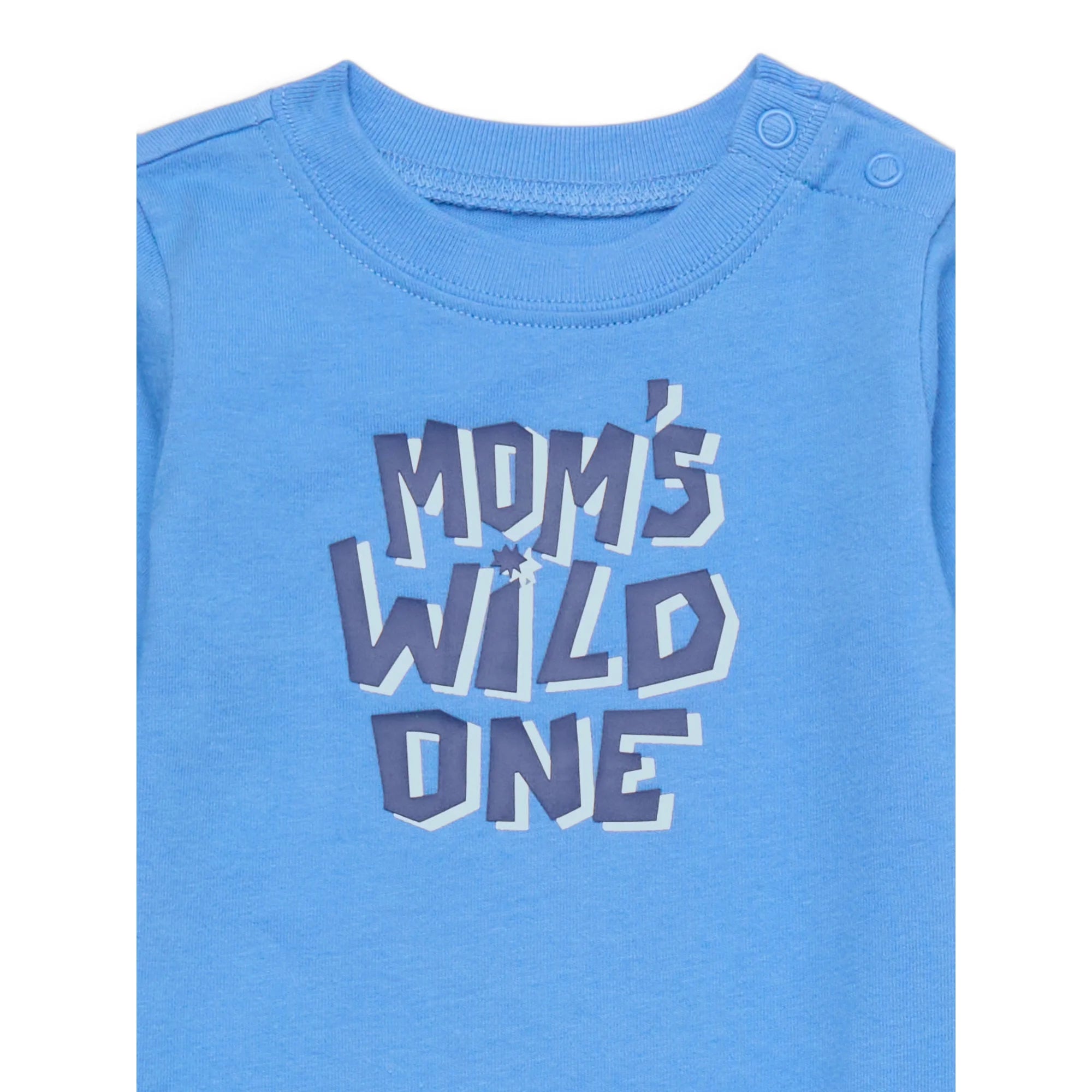 Garanimals Baby Boy Long Sleeve Jersey Graphic Bodysuit, Sizes 0-24 Months | WTWL817XA