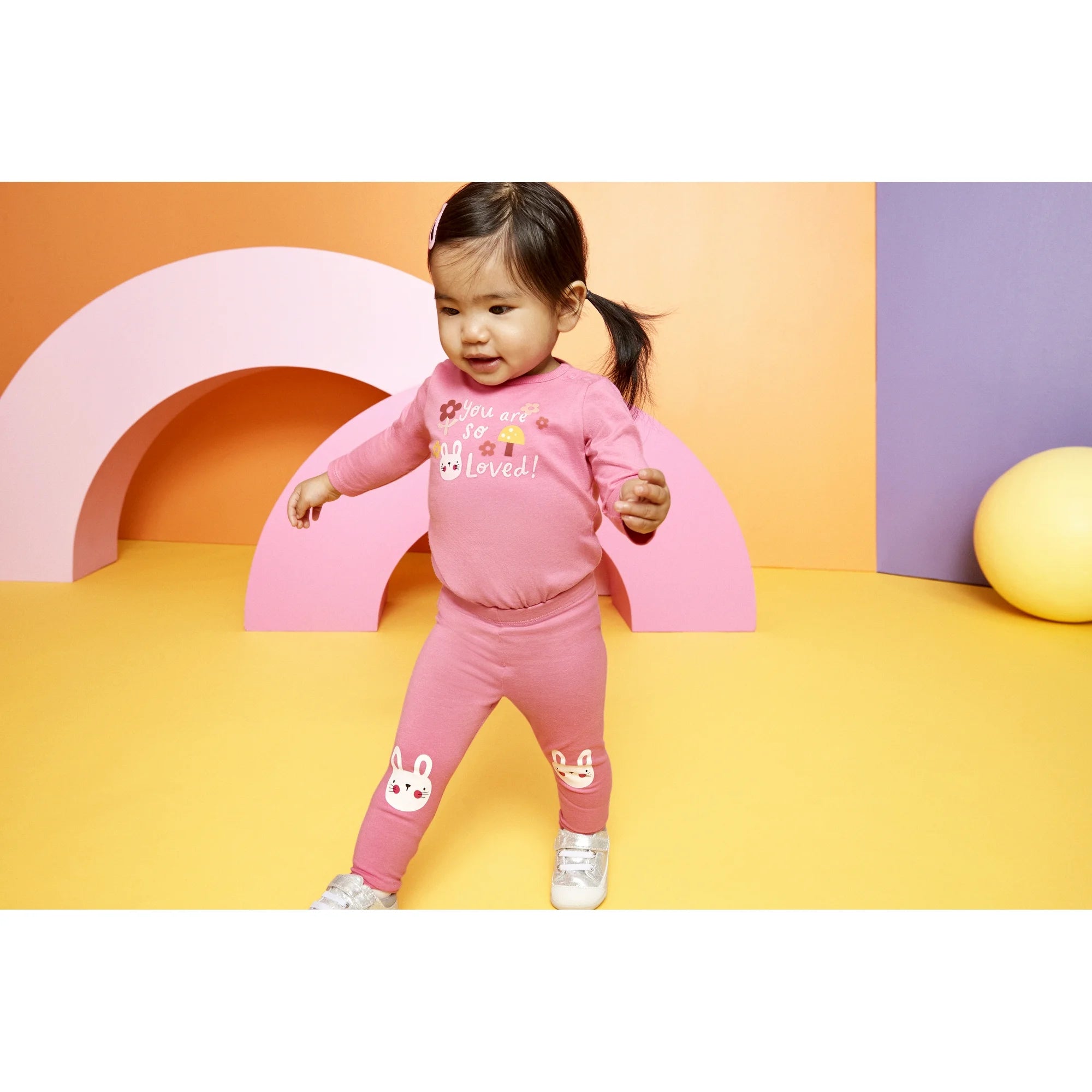 Garanimals Baby Girl Print Jersey Leggings, Sizes 03 Months-24 Months | WTWL76XA