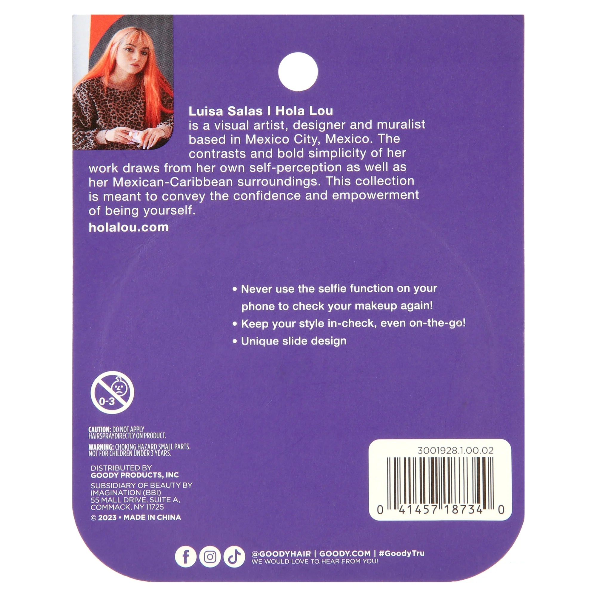 Goody Tru X Hola Lou Collab Compact Mirror 1 Count | WTWL424XA