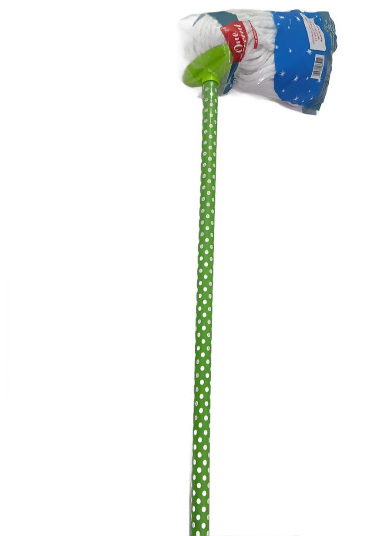Best Selling One Percent Jumbo Cotton Mop, Green l HRC1c